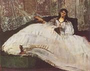 Edouard Manet Dame mit Facher oil painting artist